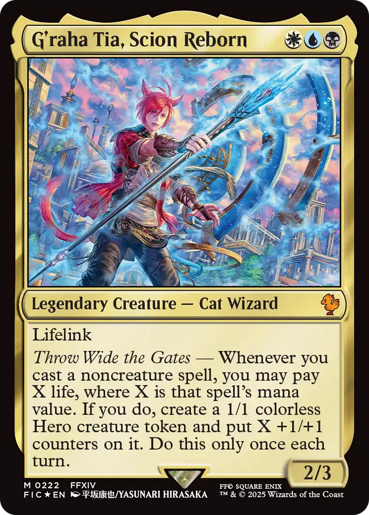 G'raha Tia, Scion Reborn (Surge Foil) [FINAL FANTASY Commander] | GnG Games