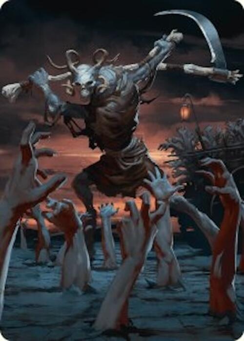 Abyssal Harvester Art Card (34/54) [Foundations Art Series] | GnG Games