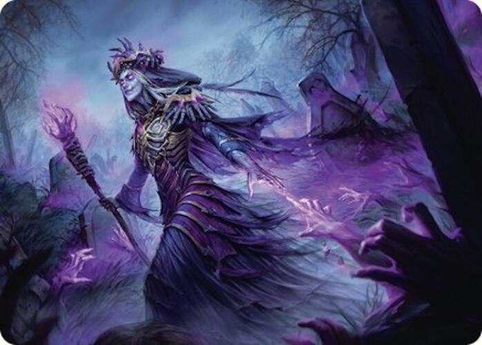 Zul Ashur, Lich Lord Art Card (10/54) [Foundations Art Series] | GnG Games