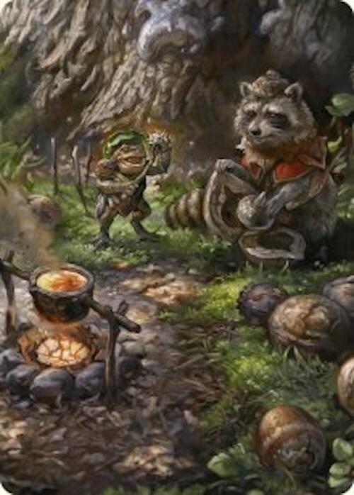 Sylvan Scavenging Art Card (46/54) [Foundations Art Series] | GnG Games