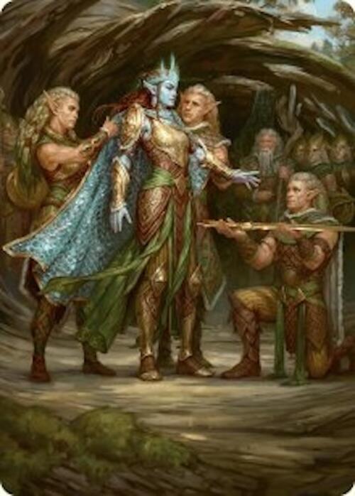 Lathril, Blade of the Elves Art Card (48/54) [Foundations Art Series] | GnG Games