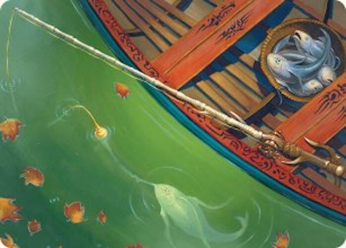 Fishing Pole Art Card (18/54) [Foundations Art Series] | GnG Games