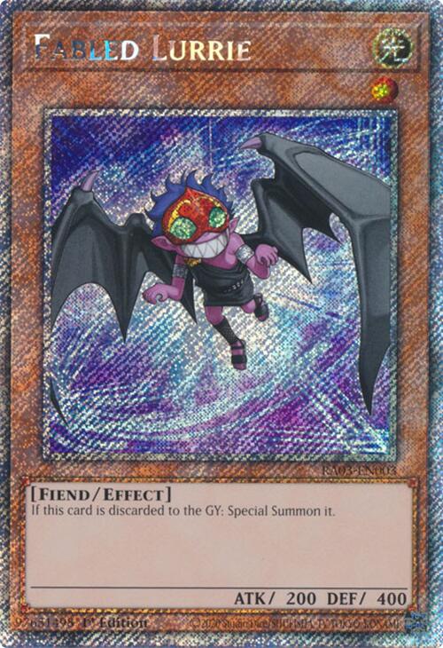 Fabled Lurrie (Platinum Secret Rare) [RA03-EN003] Platinum Secret Rare | GnG Games