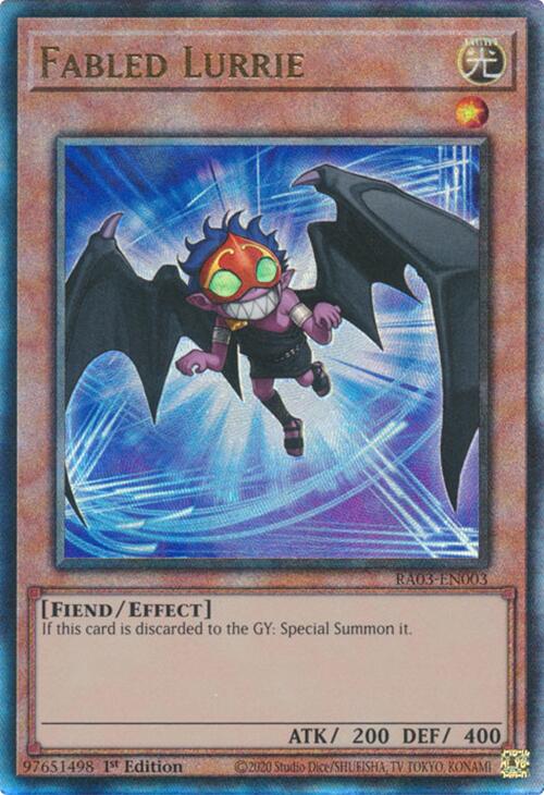 Fabled Lurrie (UTR) [RA03-EN003] Prismatic Ultimate Rare | GnG Games