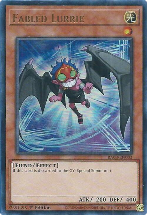 Fabled Lurrie (UR) [RA03-EN003] Ultra Rare | GnG Games