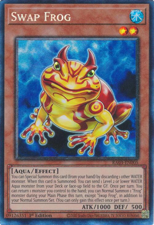 Swap Frog (CR) [RA03-EN005] Prismatic Collector's Rare | GnG Games