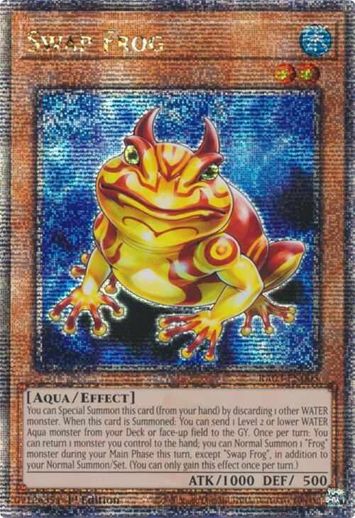 Swap Frog (Quarter Century Secret Rare) [RA03-EN005] Quarter Century Secret Rare | GnG Games