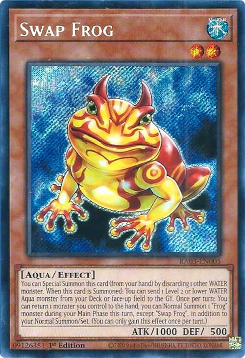 Swap Frog (Secret Rare) [RA03-EN005] Secret Rare | GnG Games