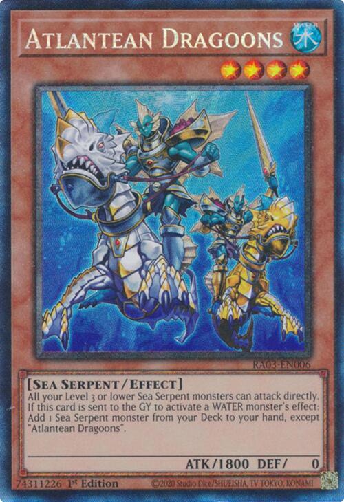 Atlantean Dragoons (CR) [RA03-EN006] Prismatic Collector's Rare | GnG Games