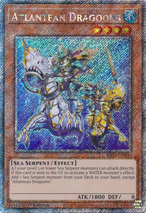 Atlantean Dragoons (Platinum Secret Rare) [RA03-EN006] Platinum Secret Rare | GnG Games