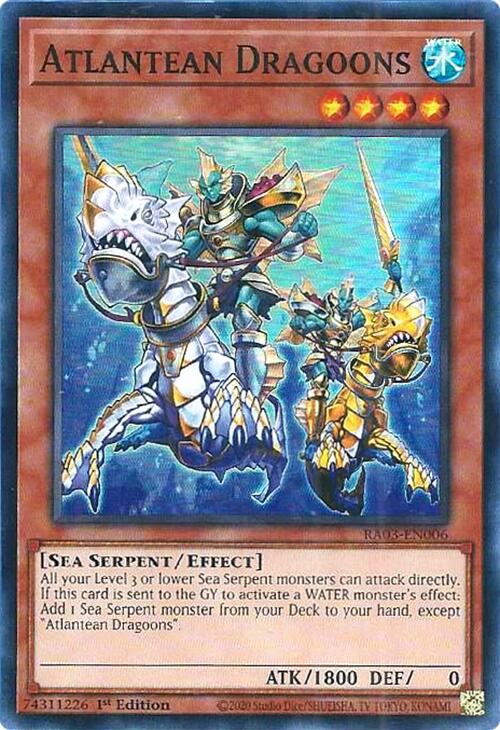 Atlantean Dragoons [RA03-EN006] Super Rare | GnG Games