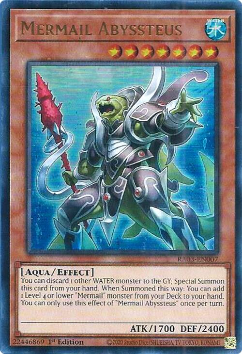 Mermail Abyssteus (UR) [RA03-EN007] Ultra Rare | GnG Games