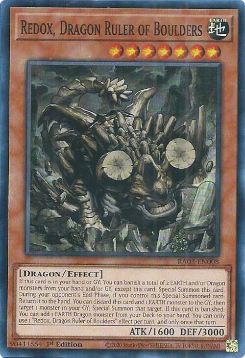 Redox, Dragon Ruler of Boulders [RA03-EN008] Super Rare | GnG Games