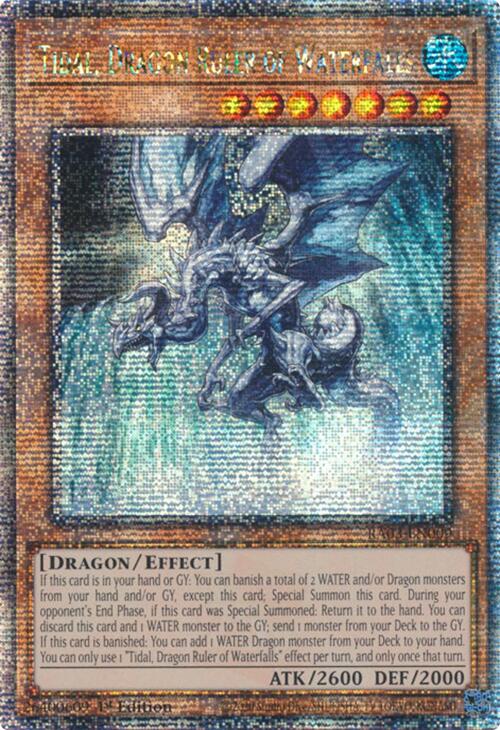 Tidal, Dragon Ruler of Waterfalls (Quarter Century Secret Rare) [RA03-EN009] Quarter Century Secret Rare | GnG Games