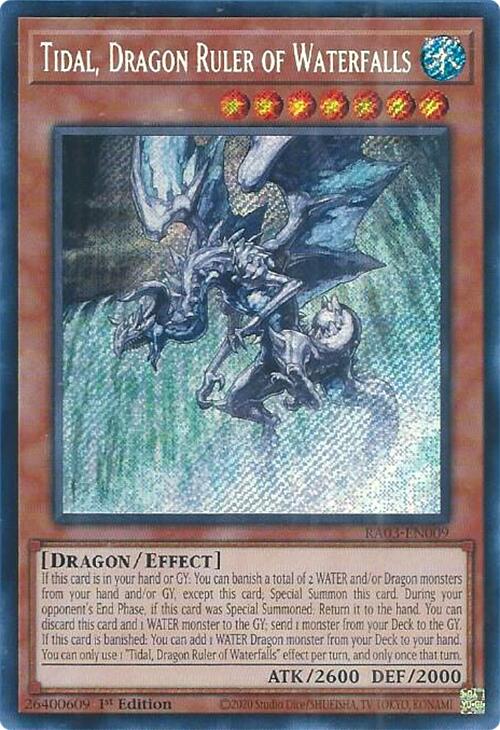 Tidal, Dragon Ruler of Waterfalls (Secret Rare) [RA03-EN009] Secret Rare | GnG Games