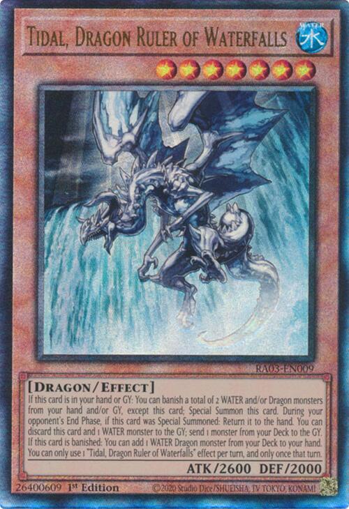 Tidal, Dragon Ruler of Waterfalls (UTR) [RA03-EN009] Prismatic Ultimate Rare | GnG Games