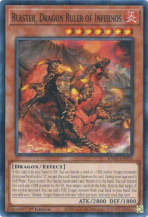 Blaster, Dragon Ruler of Infernos [RA03-EN010] Super Rare | GnG Games