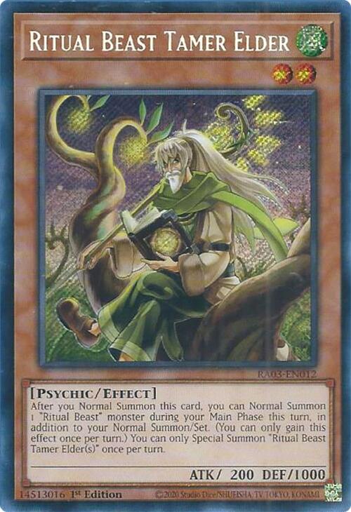 Ritual Beast Tamer Elder (Secret Rare) [RA03-EN012] Secret Rare | GnG Games