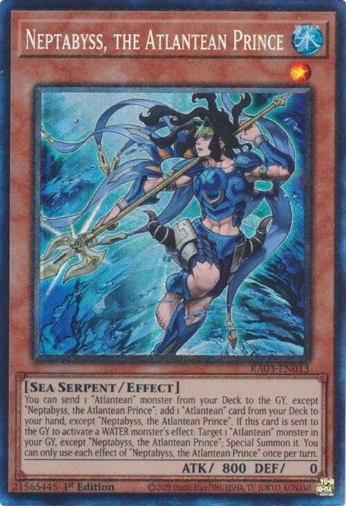 Neptabyss, the Atlantean Prince (CR) [RA03-EN013] Prismatic Collector's Rare | GnG Games