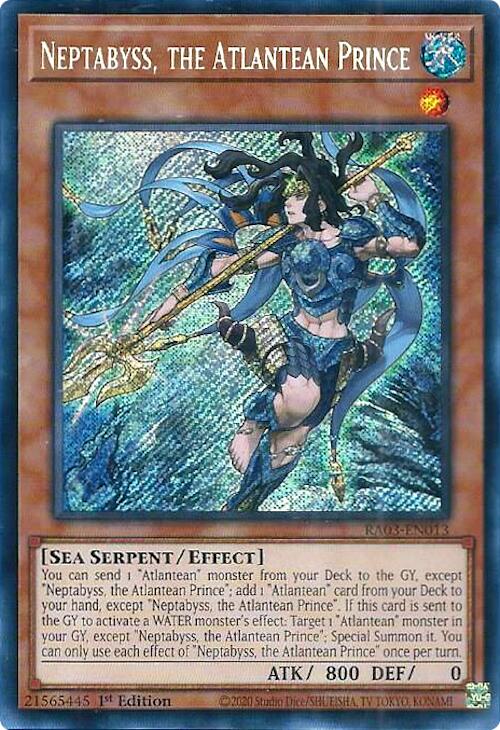 Neptabyss, the Atlantean Prince (Secret Rare) [RA03-EN013] Secret Rare | GnG Games