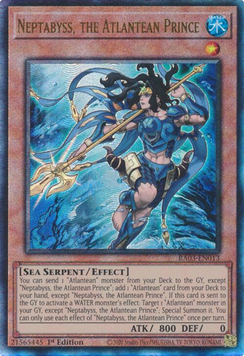 Neptabyss, the Atlantean Prince (UTR) [RA03-EN013] Prismatic Ultimate Rare | GnG Games