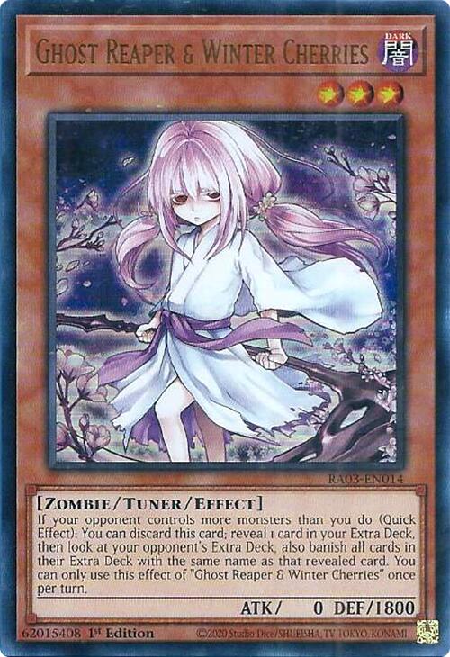 Ghost Reaper & Winter Cherries (Alternate Art) (UR) [RA03-EN014] Ultra Rare | GnG Games