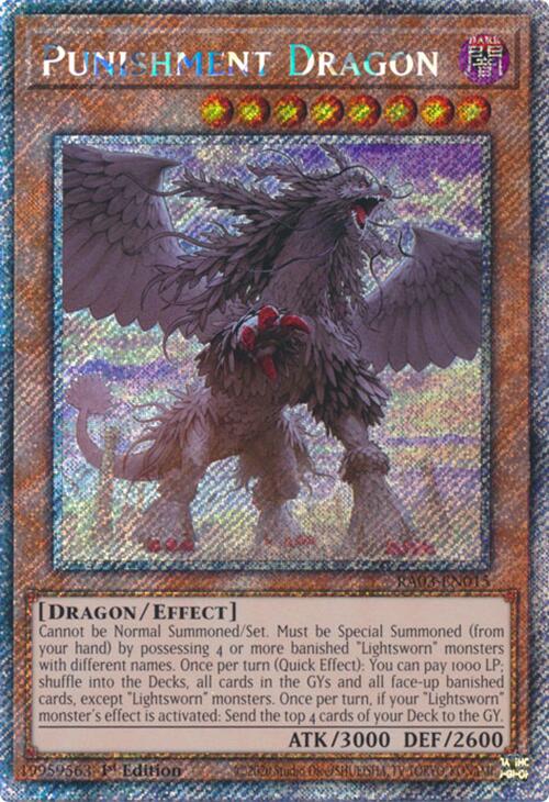 Punishment Dragon (Platinum Secret Rare) [RA03-EN015] Platinum Secret Rare | GnG Games