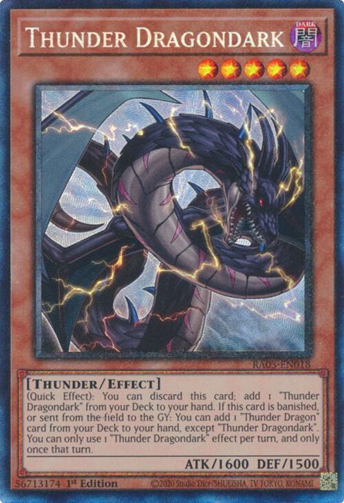 Thunder Dragondark (CR) [RA03-EN018] Prismatic Collector's Rare | GnG Games