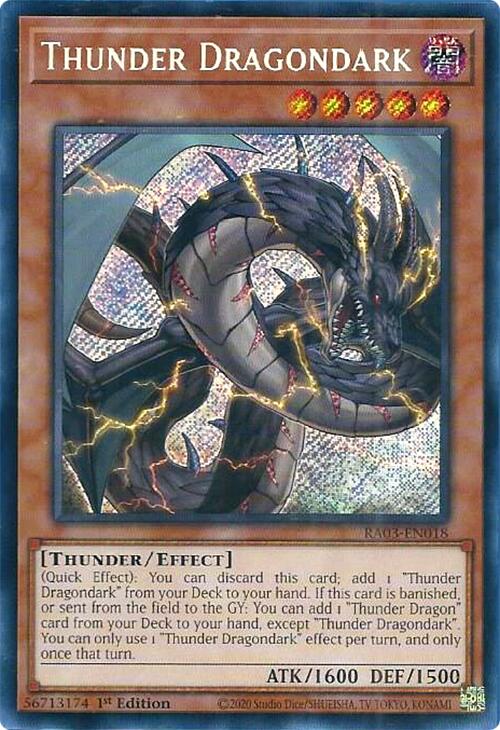 Thunder Dragondark (Secret Rare) [RA03-EN018] Secret Rare | GnG Games