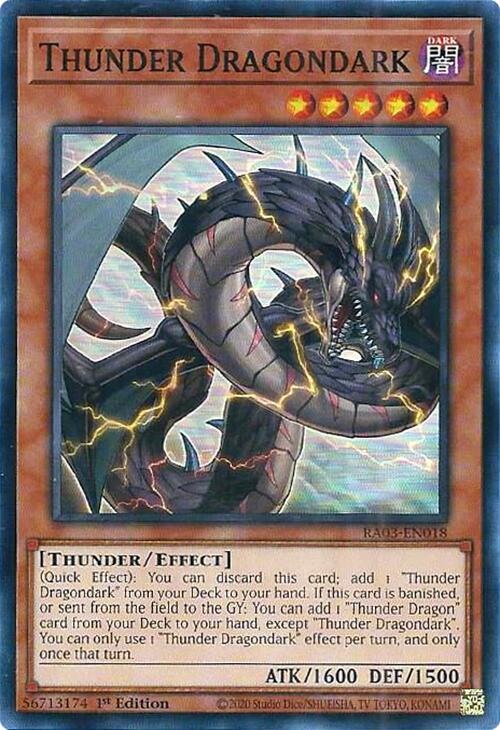 Thunder Dragondark [RA03-EN018] Super Rare | GnG Games