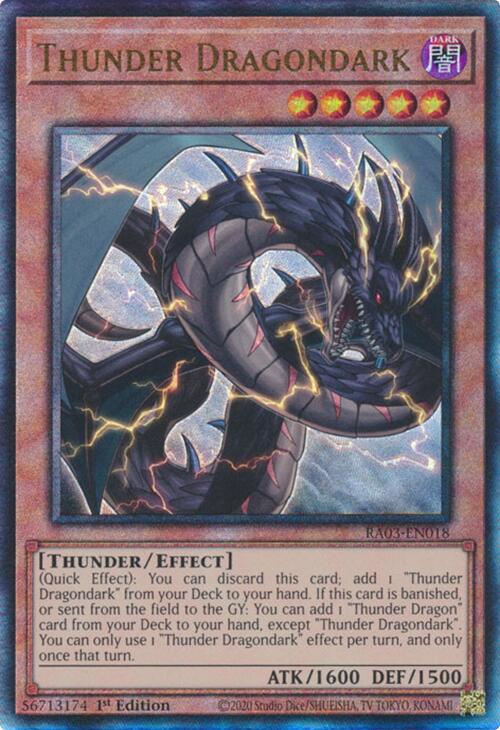 Thunder Dragondark (UTR) [RA03-EN018] Prismatic Ultimate Rare | GnG Games