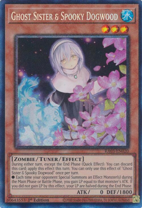 Ghost Sister & Spooky Dogwood (Alternate Art) (CR) [RA03-EN020] Prismatic Collector's Rare | GnG Games