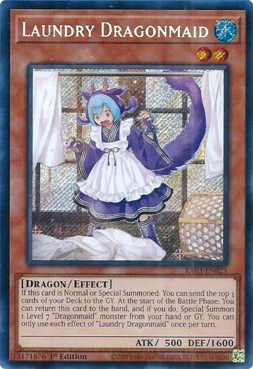 Laundry Dragonmaid (Secret Rare) [RA03-EN021] Secret Rare | GnG Games