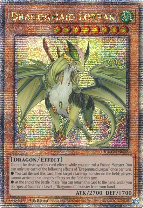 Dragonmaid Lorpar (Quarter Century Secret Rare) [RA03-EN022] Quarter Century Secret Rare | GnG Games