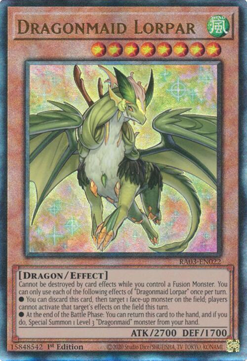 Dragonmaid Lorpar (UTR) [RA03-EN022] Prismatic Ultimate Rare | GnG Games