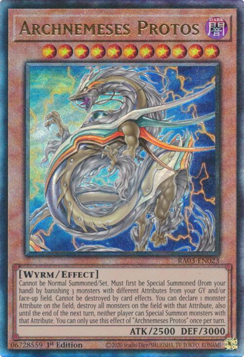 Archnemeses Protos (UTR) [RA03-EN023] Prismatic Ultimate Rare | GnG Games