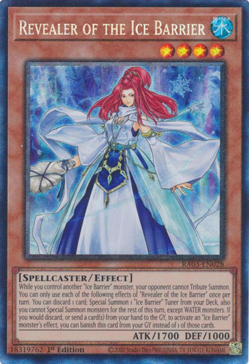 Revealer of the Ice Barrier (CR) [RA03-EN028] Prismatic Collector's Rare | GnG Games