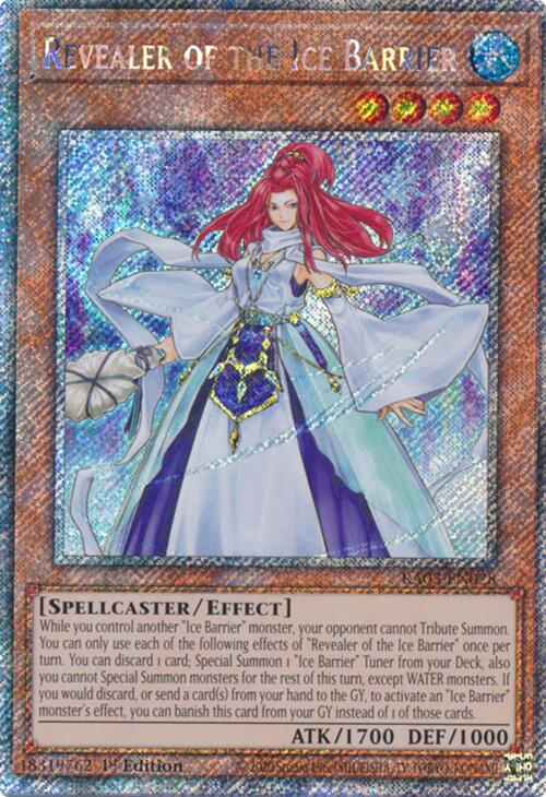 Revealer of the Ice Barrier (Platinum Secret Rare) [RA03-EN028] Platinum Secret Rare | GnG Games