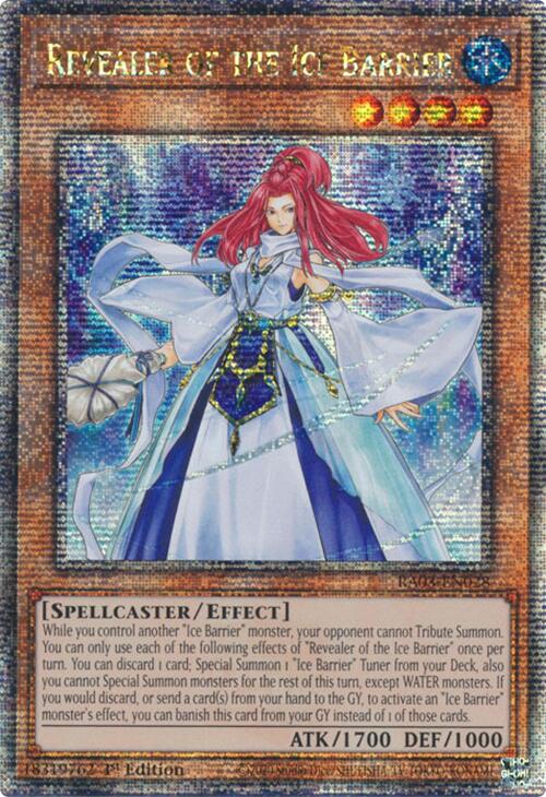 Revealer of the Ice Barrier (Quarter Century Secret Rare) [RA03-EN028] Quarter Century Secret Rare | GnG Games