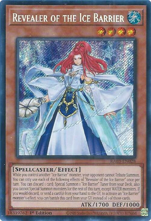 Revealer of the Ice Barrier (Secret Rare) [RA03-EN028] Secret Rare | GnG Games