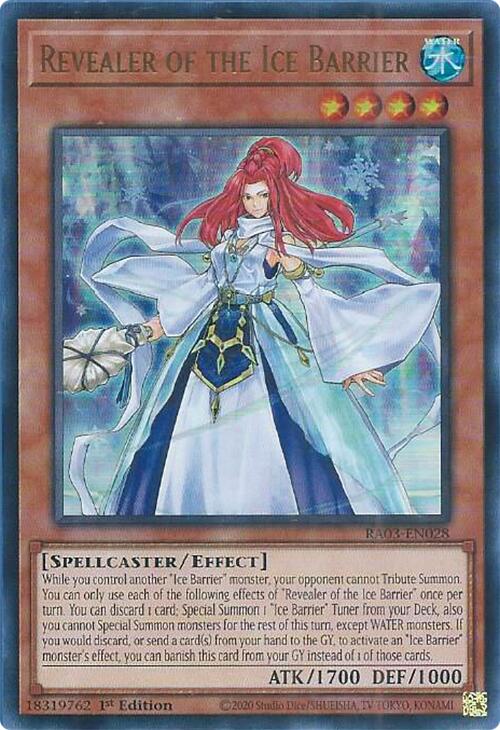 Revealer of the Ice Barrier (UR) [RA03-EN028] Ultra Rare | GnG Games