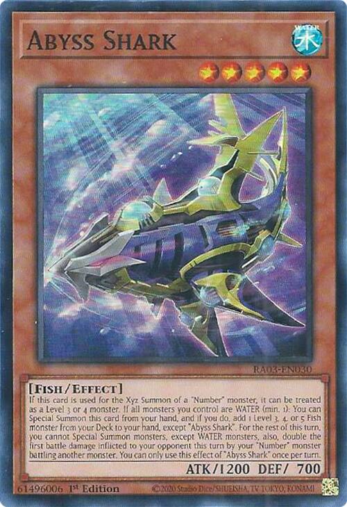 Abyss Shark [RA03-EN030] Super Rare | GnG Games