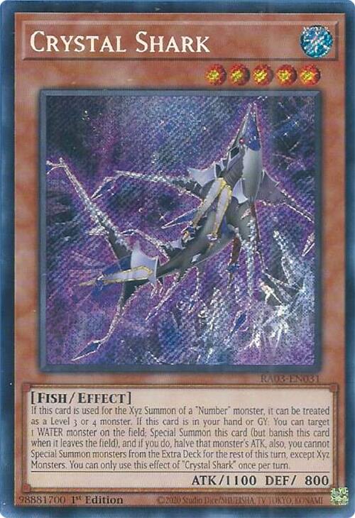 Crystal Shark (Secret Rare) [RA03-EN031] Secret Rare | GnG Games