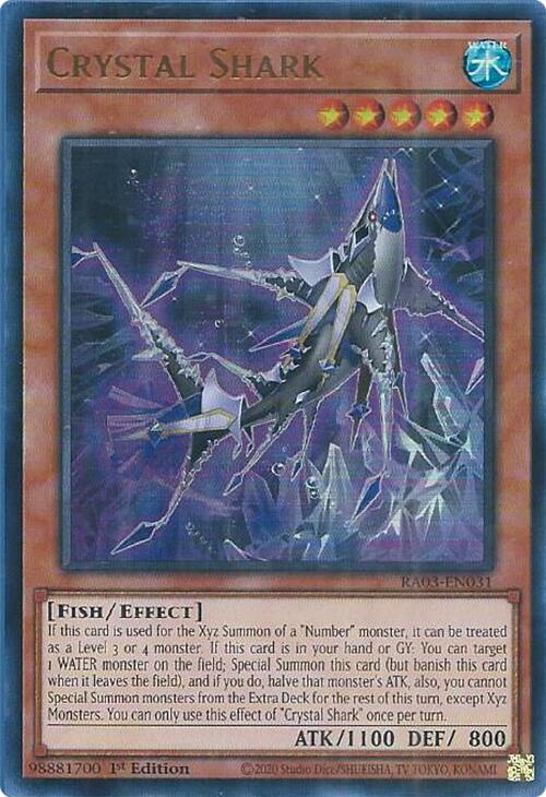 Crystal Shark (UR) [RA03-EN031] Ultra Rare | GnG Games