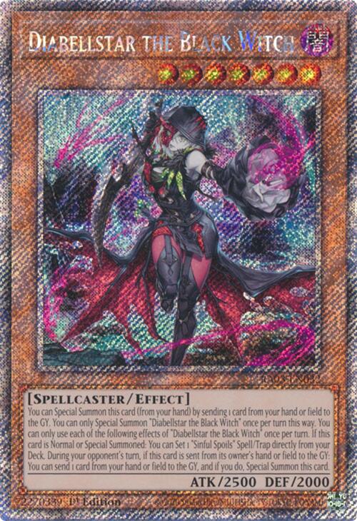 Diabellstar the Black Witch (Platinum Secret Rare) [RA03-EN032] Platinum Secret Rare | GnG Games