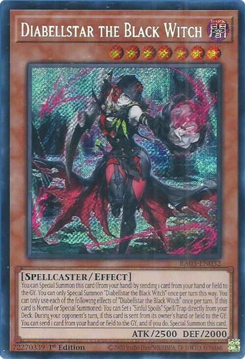 Diabellstar the Black Witch (Secret Rare) [RA03-EN032] Secret Rare | GnG Games