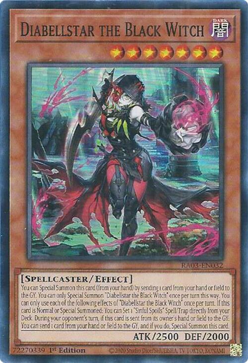 Diabellstar the Black Witch [RA03-EN032] Super Rare | GnG Games