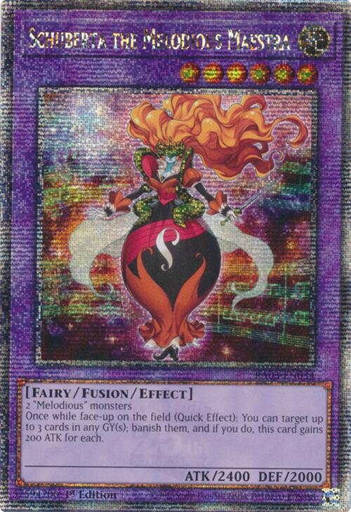 Schuberta the Melodious Maestra (Quarter Century Secret Rare) [RA03-EN034] Quarter Century Secret Rare | GnG Games
