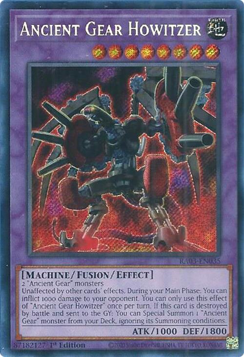 Ancient Gear Howitzer (Secret Rare) [RA03-EN035] Secret Rare | GnG Games