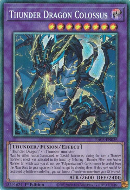 Thunder Dragon Colossus (CR) [RA03-EN036] Prismatic Collector's Rare | GnG Games